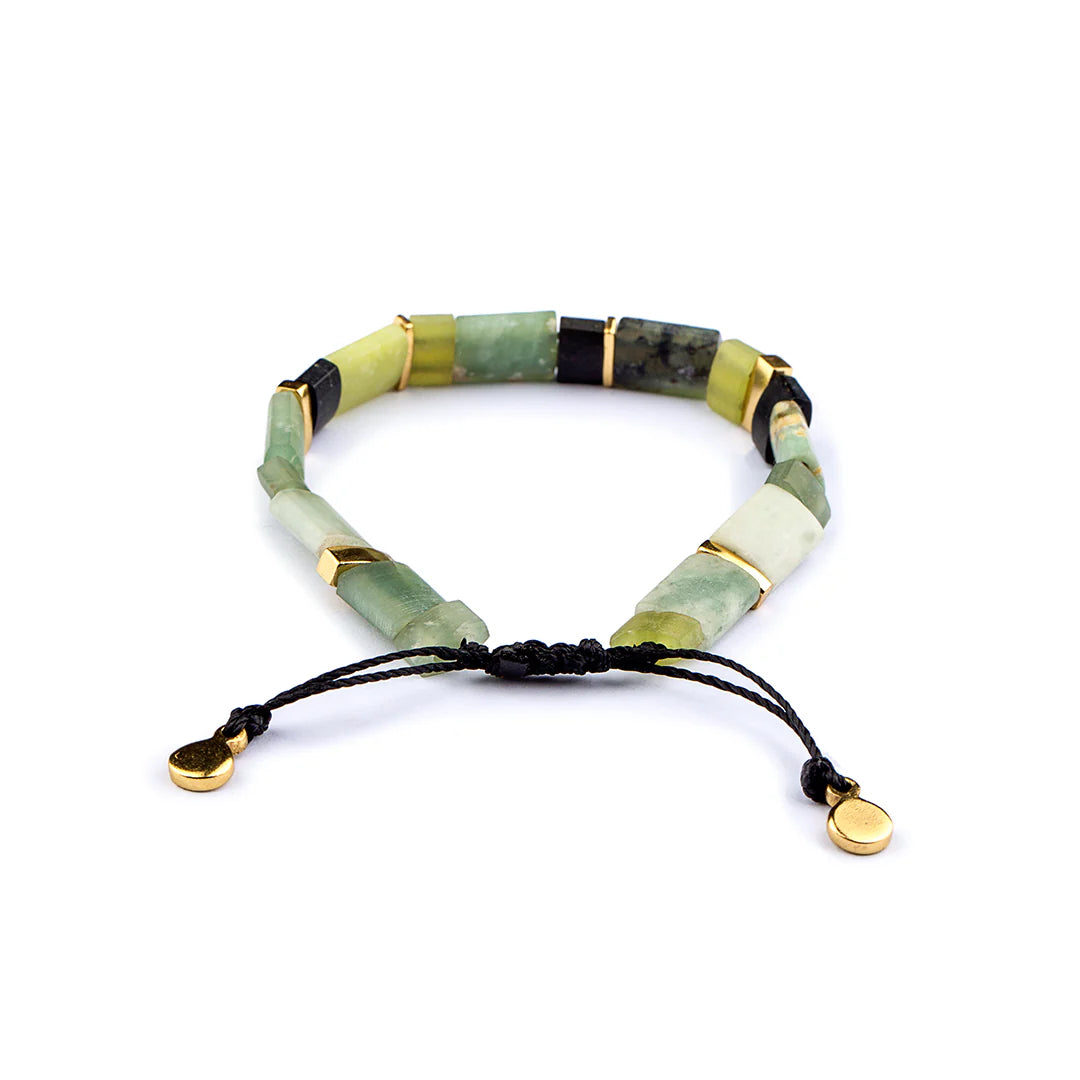 Helm - Natural Serpentine | Jasper Bracelet